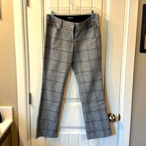 Express columnist black plaid pants